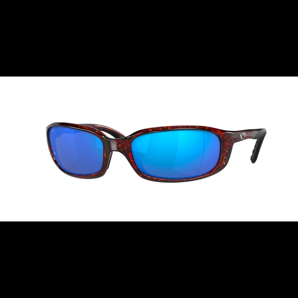 Costa Del Mar Brine Sunglasses Tortoise Frame/Blue Mirror Glass 580G